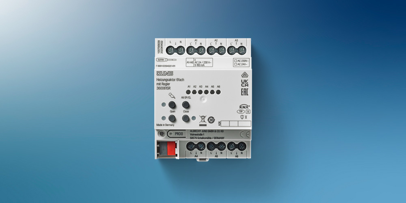 KNX Heizungsaktor 6-fach bei Schneider Elektrik in Marktheidenfeld